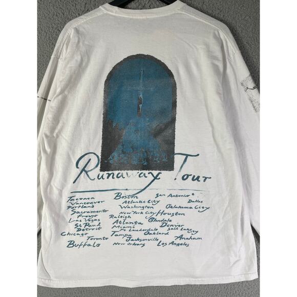 Post Malone Runaway Tour Long Sleeve Shirt White Graphic XL POSTY CO. Rare - Picture 9 of 12